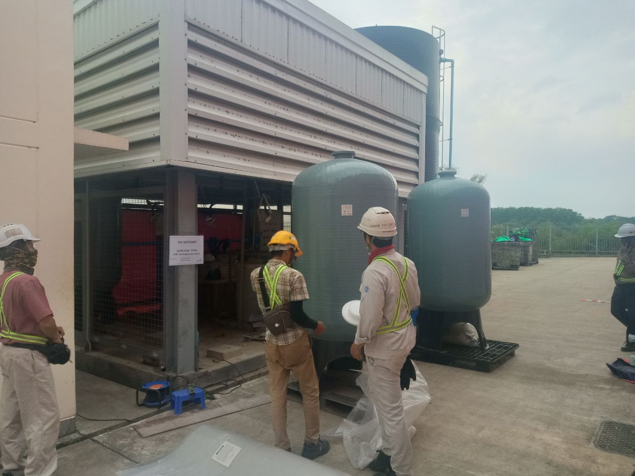 FRP Tank Replacement Work